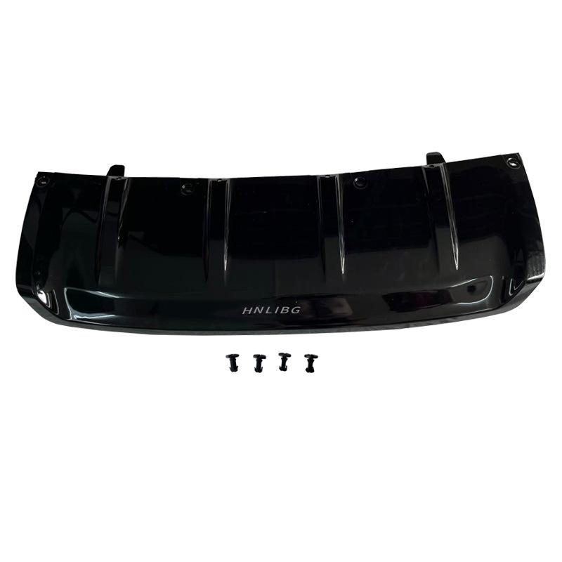 Front Bumper Towing Eye Cover for 2020 Land Rover Discovery 5 Anniversary Edition LR082830 - Black/Silver