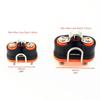 Double Row Kayak Ball Bearing Cam Cleat Pilates Equipment Marine Boat Fast Entry Rope Wire Clamp Fairlead Sailboat Yacht