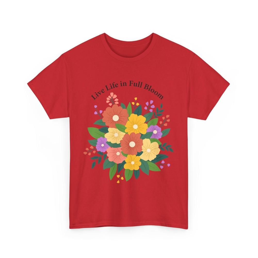 

Nature Awakens T-Shirt | Blooming Fields Live Life in Full Bloom Shirt 4XL