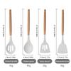12Pcs Kitchen Utensil Set Cooking Tools Kit Wooden Handle Heat-Resistant Cookware Spatula Spoon Brush Whisk Kitchen Supplies
