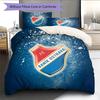 FC Baník Ostrava Juego de Colcha con Estampado Ropa de Cama Decoración del Hogar Regalo (1 funda nórdica + 2 fundas de almohada sin relleno.)