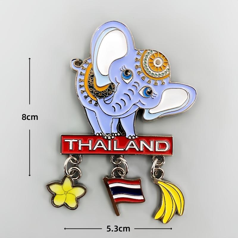 Thailand Refrigerator Stickers Bangkok Travel Souvenirs Koh Samui Phuket Krabi Fridge Magnets Home Decor Wedding Gifts