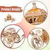 Carriage Jewelry Box Decor Holder Keepsake Organizer for Dresser Anniversaries Desktop