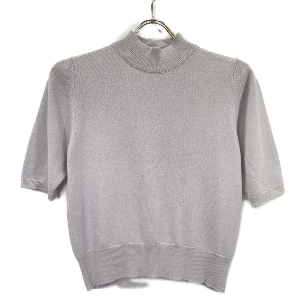 Celine 82H5061 Light Gray Cashmere Silk Ensemble Knit Cardigan Tops 40 Light grayUsed