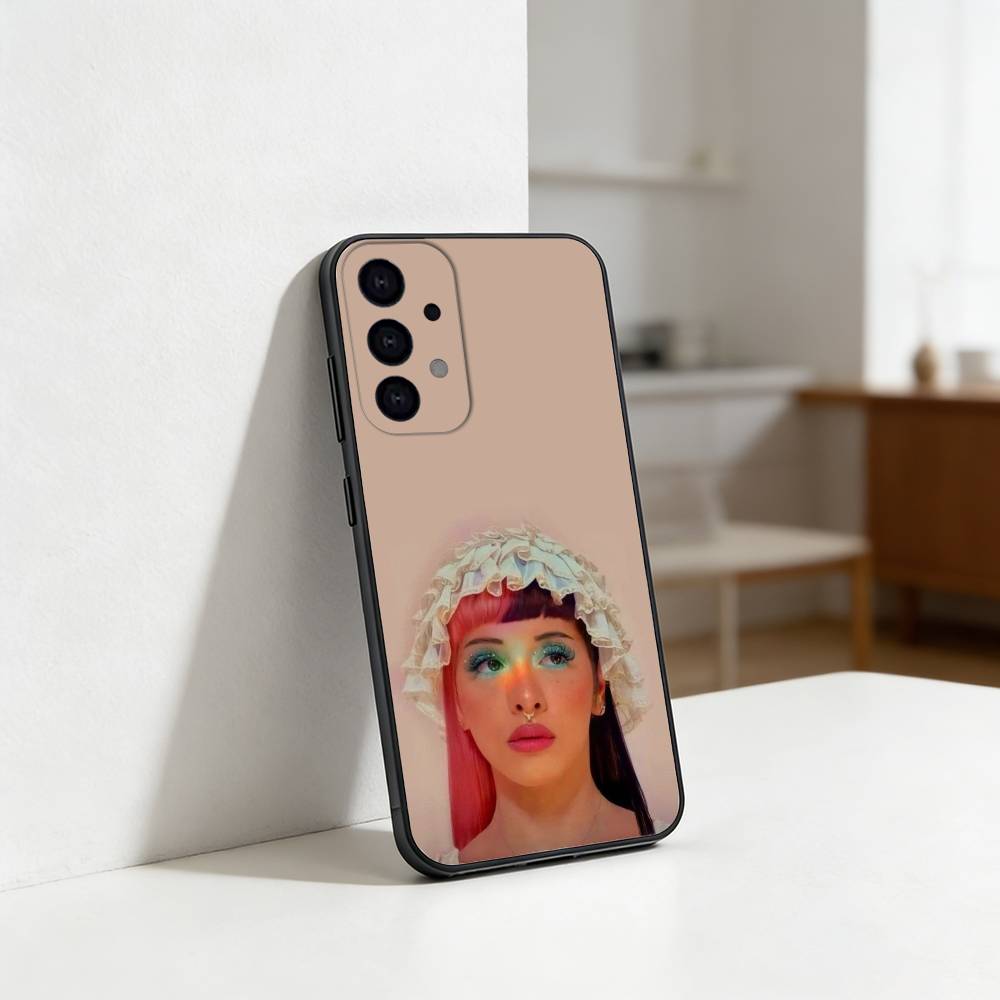 M-Melanie Martinez Phone Case For Samsung S25,24,23,22,30,21,10,9,Ultra,Plus,Lite Soft Black Case Samsung S24
