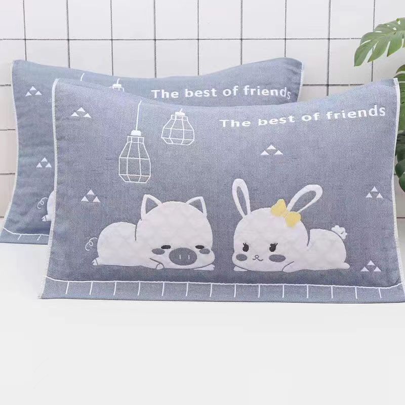 

Полотенце-подушка, хлопчатобумажная пара, трехслойная марлевая подушка-полотенце для взрослых