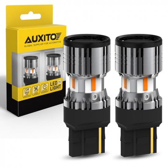 

2X AUXITO LED Turn Signal Lights 7440 7441 Amber Canbus No Hyper Flash 4KP EOA