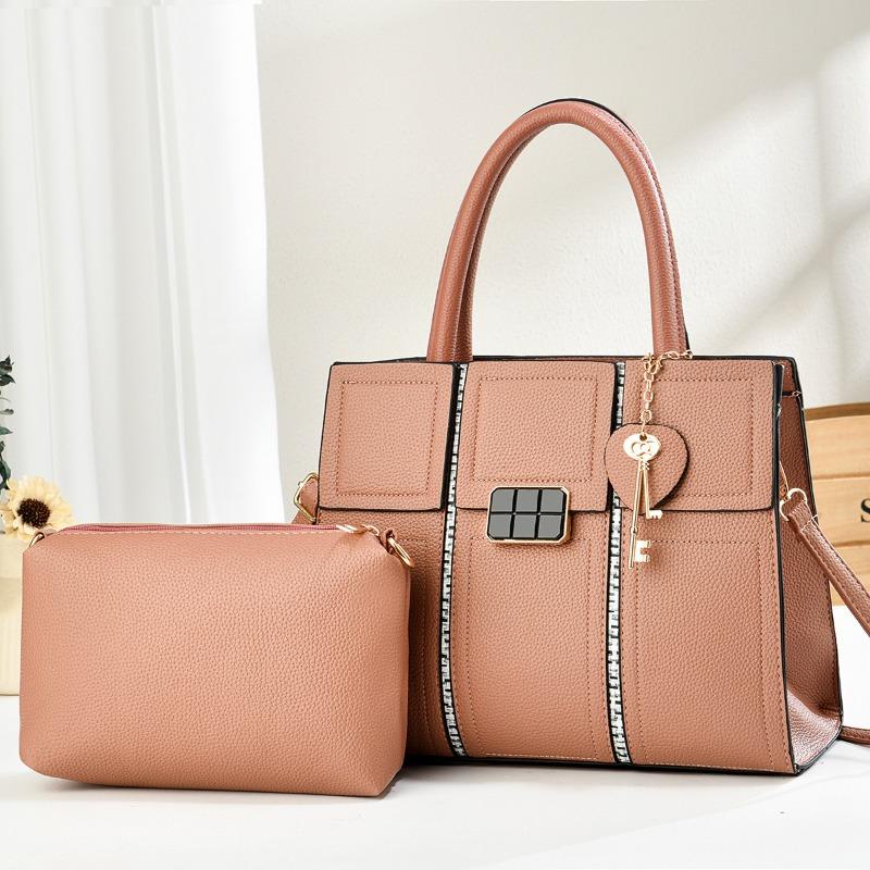 Two-piece set, mother and child bag, new handbag, casual shoulder bag, fashion messenger bag.