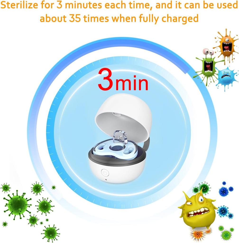 Portable Pacifier Sterilizer To Keep Baby's Pacifier Clean