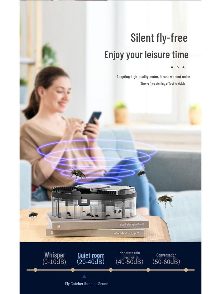 Automatic Fly and Mosquito Trap for Home and Restaurant Use