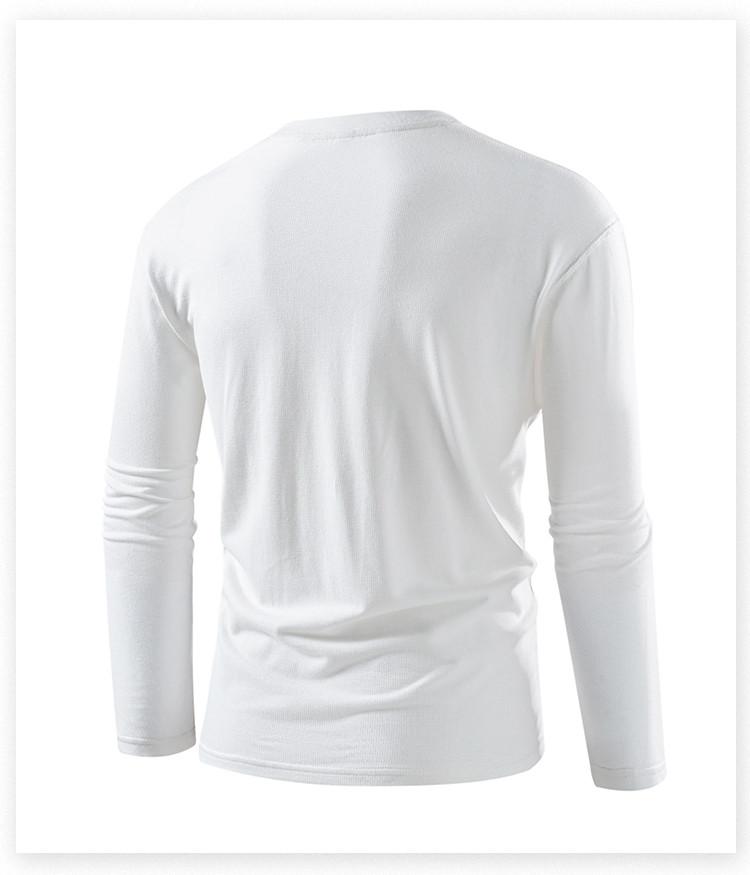 100% Cotton Chinese Collar - Men's Pure Cotton T-shirt