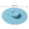 Sunflower Silicone Cup Lids Dustproof Camping Mug Covers Leakproof Hot Cup Lids Airtight Seal Lid Cap for Coffee & Teas
