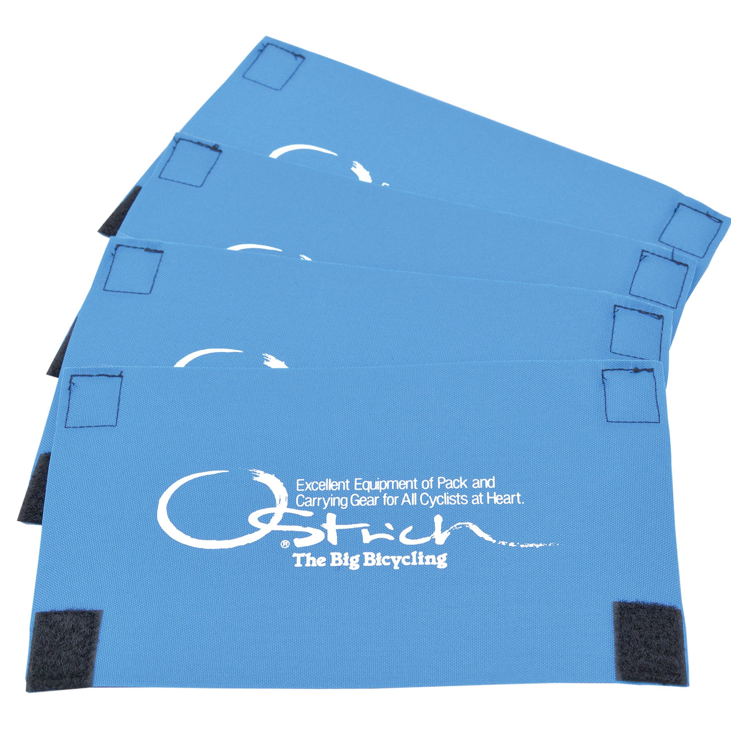 Ostrich Bike Travel Accessories Cover Royal Blue (OSTRICH) [Frame B] 4-Piece Set,
