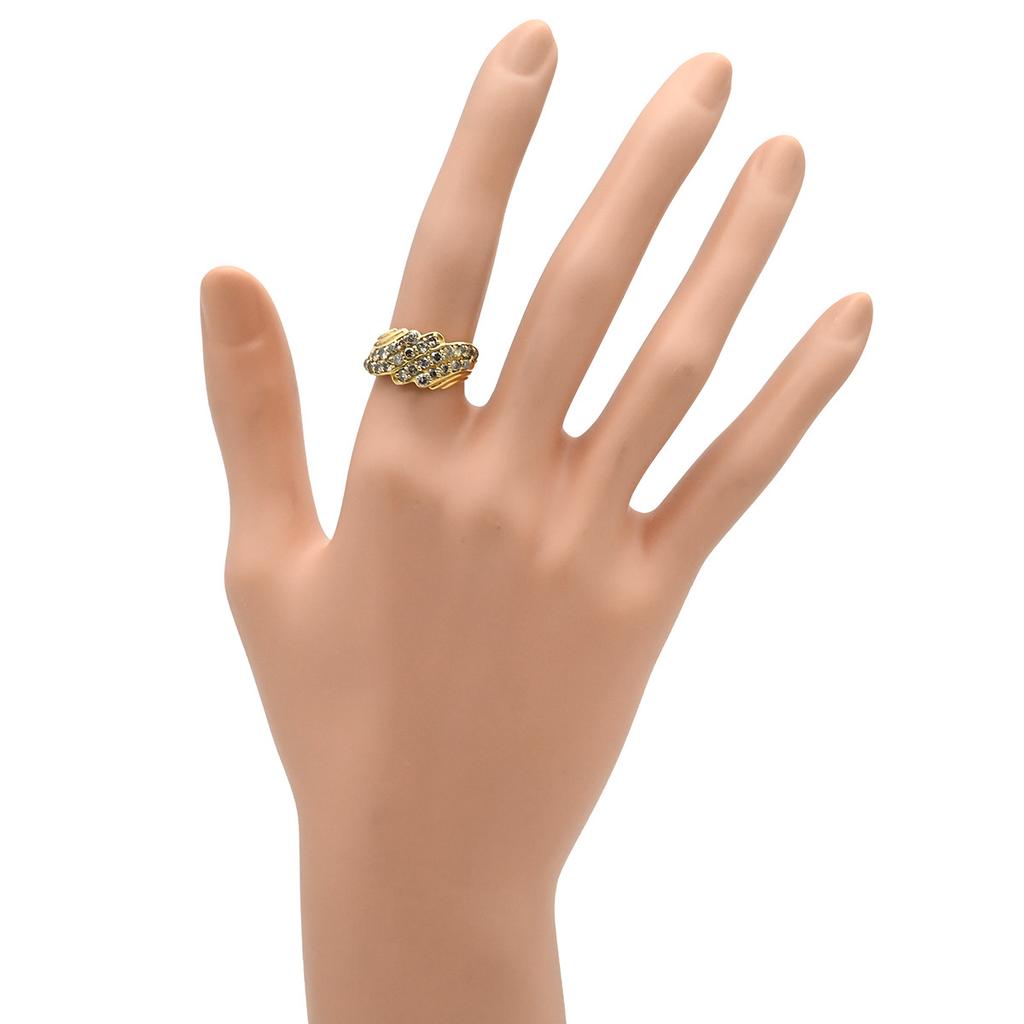 NON BRAND - Diamond 1.14ctRing ring 18K Yellow Gold/diamond #11(JP Size) Array
