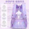 Elementary School Bag For Girls, Grades 1 To 6 For Girls, Large-Capacity Waterproof Three-Piece Backpack And Spine Bag.