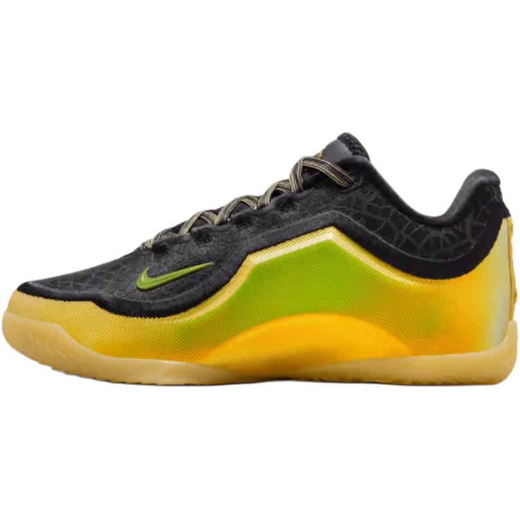 Nike Lebron 23 Low top Children s Basketball Shoes Black Yellow Teenagers IX4878-005