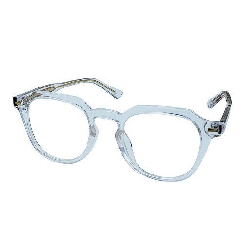 Lapeullolida Winfield Transparent Glasses Horn-Rimmed Big Frame