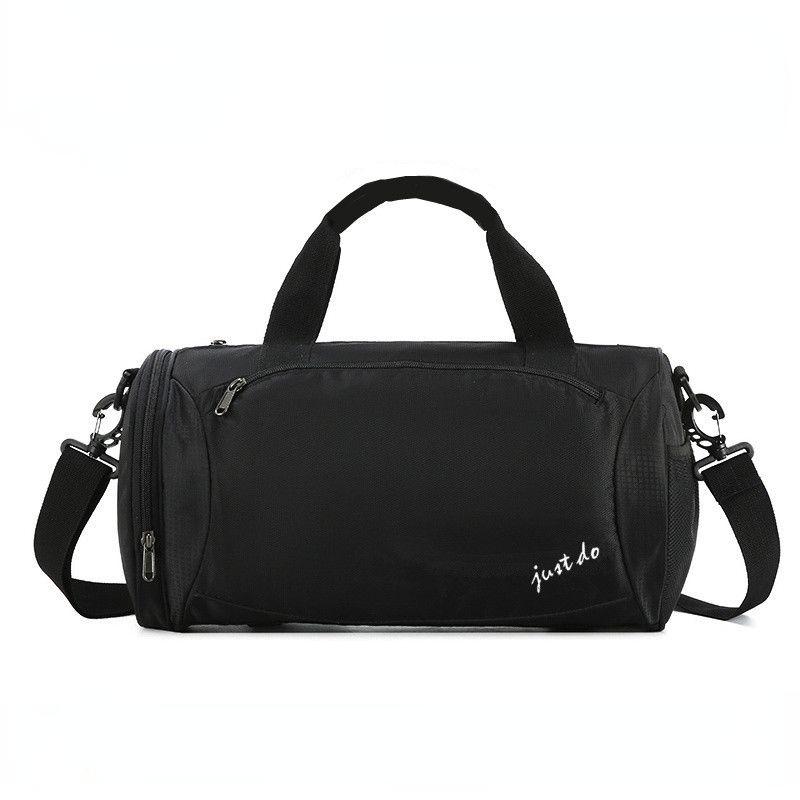 

Спортивная сумка для фитнеса, мужская и женская сумка для плавания, футбольная тренировочная сумка, дорожная сумка, сумка на одно плечо, сумка большой вместимости 44.5*23*23cm чёрный