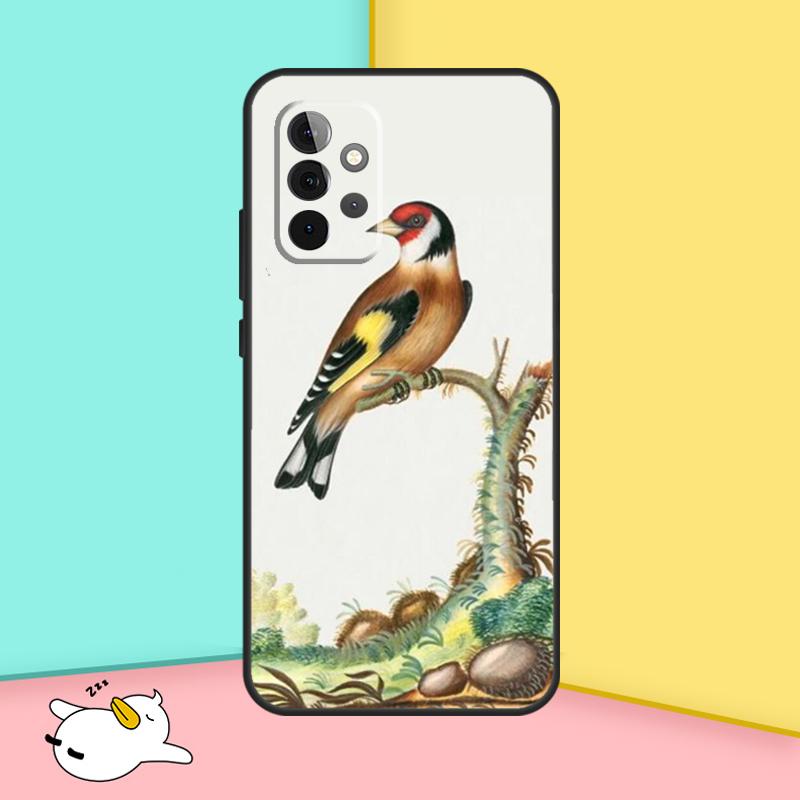 European Goldfinch Case For Samsung Galaxy A54 A34 A14 A53 A33 A13 A52 A32 A12 A51 A71 A52S A21S Soft Cover