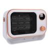 Desktop Heater Quiet Quick Heating   Ceramic Heater with 2 Speed Setting Tip Over Overheating Prevention for Indoor 1200W