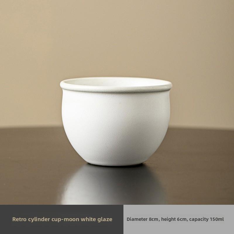 1 Stück Achteckige Teetasse handgefertigt süße weiße Glasur Kung Fu Teetasse kleine Tasse Jingdezhen Teetasse japanische Teezeremonie