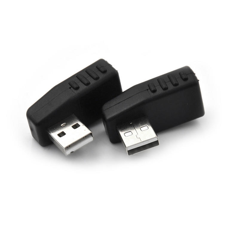 Usb 2.0 Male To Female Angled Adaptor L Shaped Extension Connector