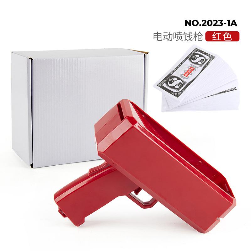 Original Factory Supply New Strange Money Spray Gun Toys, Us Dollars Spray Money Glossy Party Game Wedding Money Spray Machine