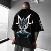 2026 Dragon Ball  Unisex T-Shirt Vegeta Japanese Anime Summer Boy Short Sleeve Niche Loose Street Clothing Hip Hop Streetwear Oversized Tshirt