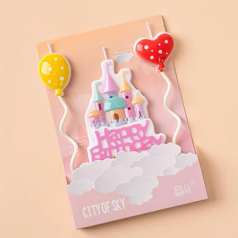 LIEI Colorful Flame Birthday Candle