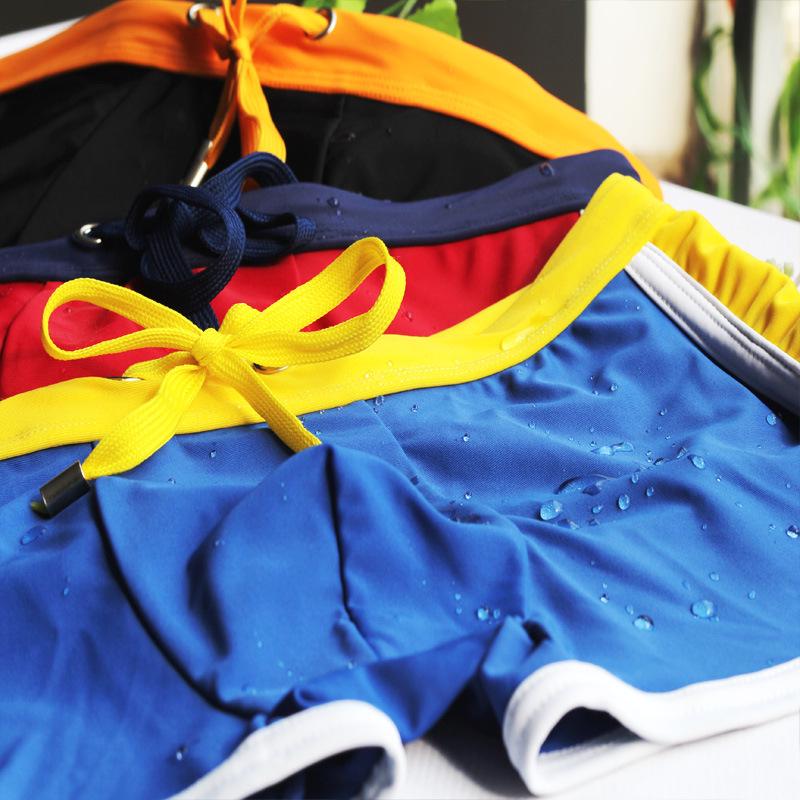 New Fashion Quick-dry Men's Square Leg Swim Trunks - Plus Size Beach Shorts