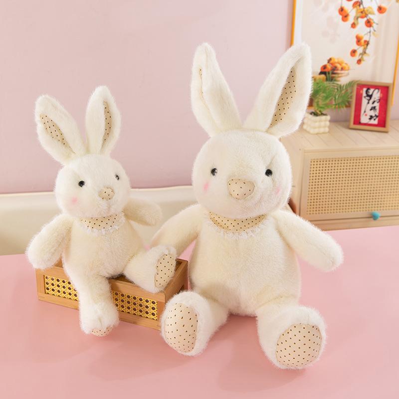 Cute rabbit plush toy children sleep soothing pillow ground marketing activities gifts office doll