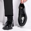 Fashion New Soft Comfort Baroque Brand Carved Oxford Shoes Non Slip Flat Bottomed Pointed Tip Men Office Business Quality Oxford Shoes