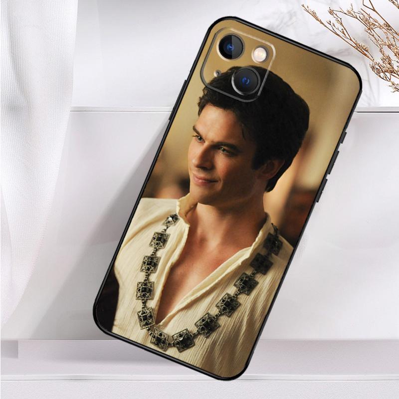 Ian Somerhalder Vampire Diaries Damon Shockproof Case For iPhone 18 17 11 14 15 16 Pro Max Plus 12 13 Mini 16e 17 Air Phone Cover