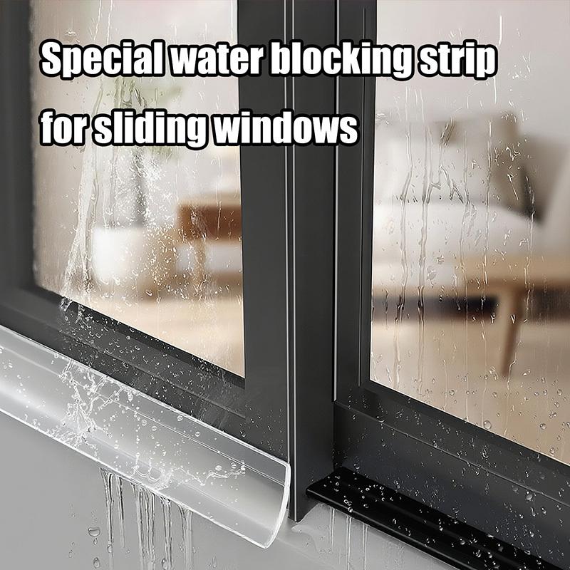 Window waterproof baffle rainproof backflow sealing strip balcony sill water guide bar house leakage maintenance adhesive strip