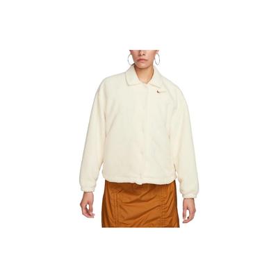 Jaqueta de Pelo Alto com Gola Jaqueta Feminina Off-White FB8707-113