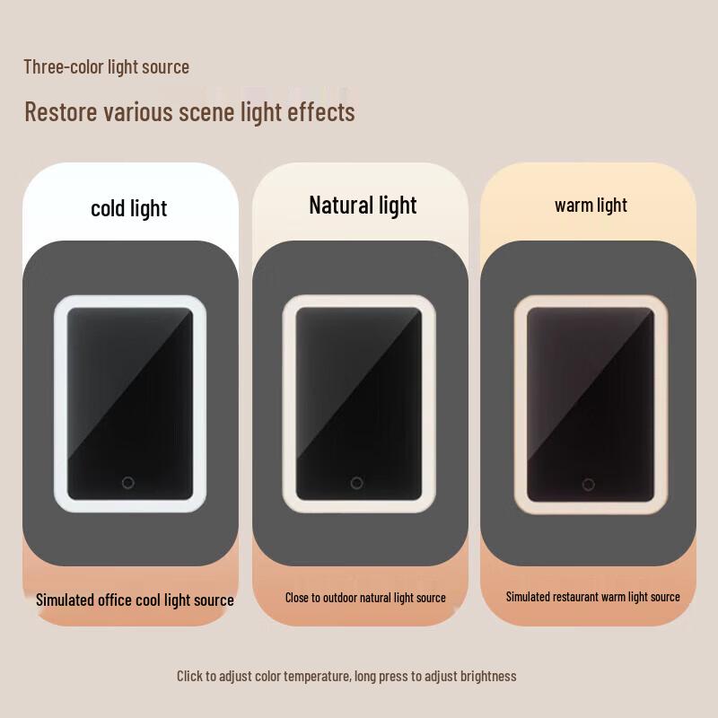 Mi Bo Di Portable LED Smart Makeup Mirror