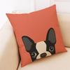 Home Decor Cushion Cover Cute Dog Head Throw Pillowcase Pillow Covers