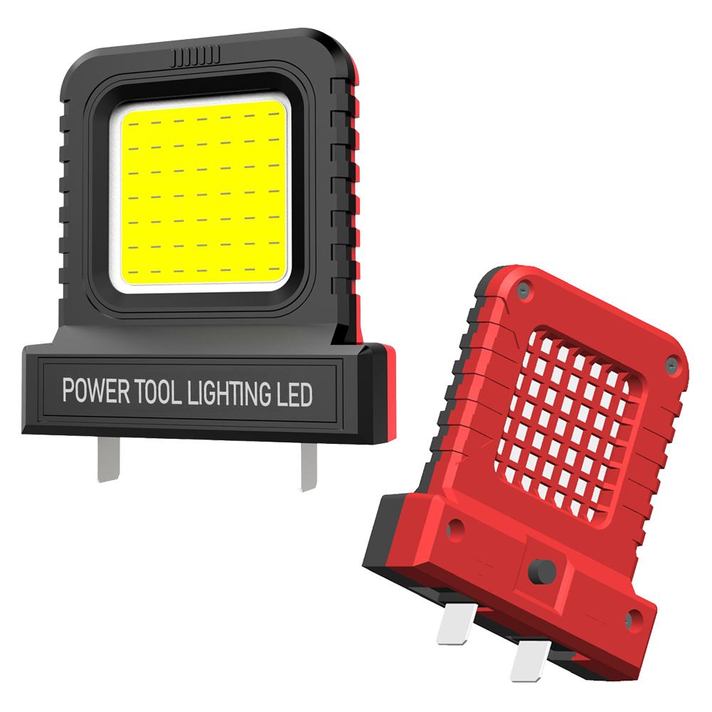 

Мини карманный рабочий свет 14 Вт 20-21 В 2 режима освещения Долговечный яркий свет для гаража, авторемонта, кемпинга, рыбалки красный