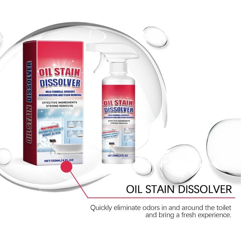 Kitchen Countertops Cleaner Degreaser Agent for Stubborn Grease Kitchen Convenient Oil Stain Cleaner