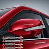 4 Stück Auto Logo Styling Wasserdicht DIY Karosserieaufkleber für Mitsubishi Eclipse Lancer Outlander Pajero ASX Colt I200 Delica Triton Ex