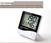 HTC-1 Wall-Mount Digital Thermometer & Alarm Clock with Large Display