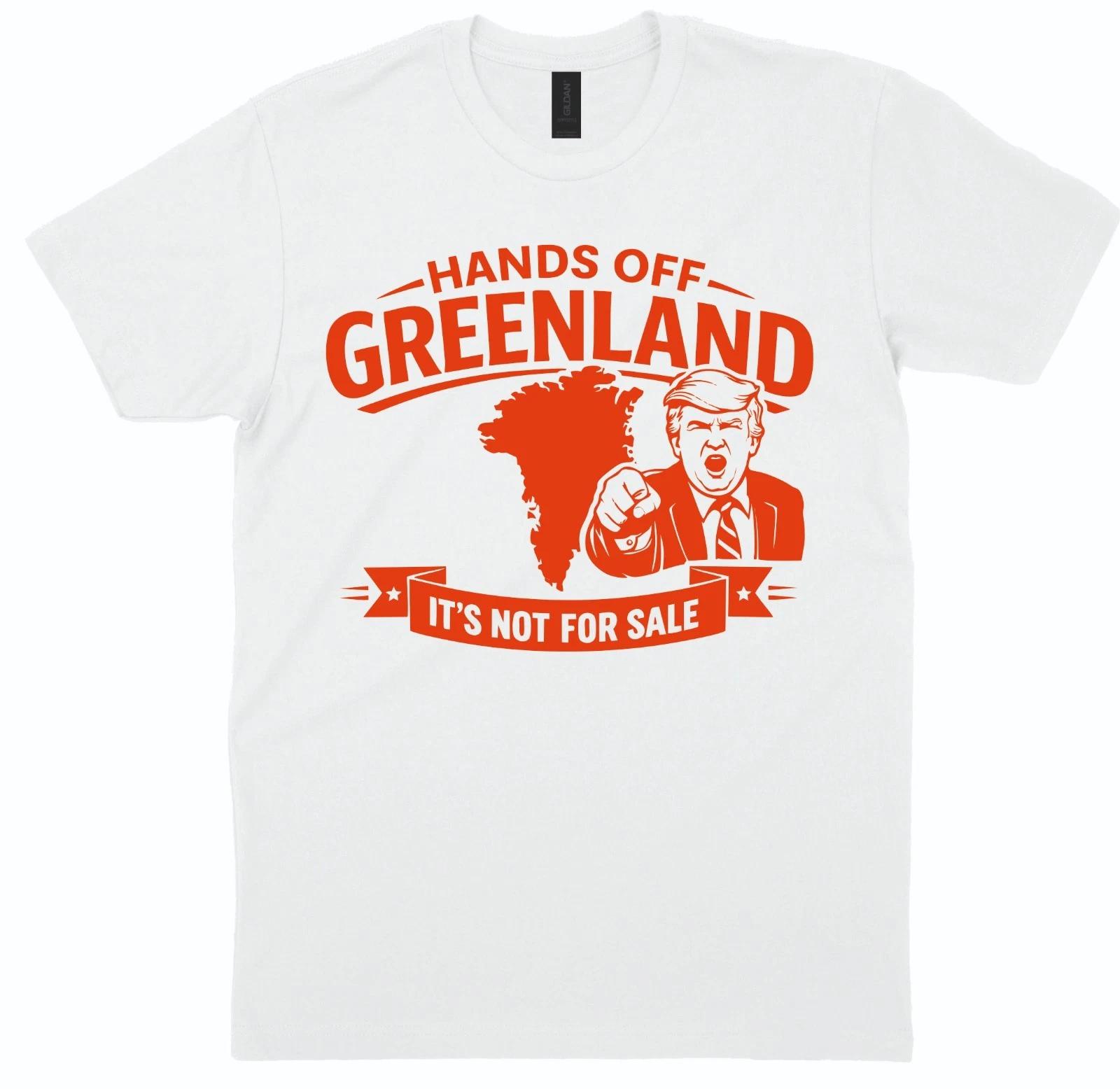 

Hands Off Greenland T shirt Political Trump Denmark USA L