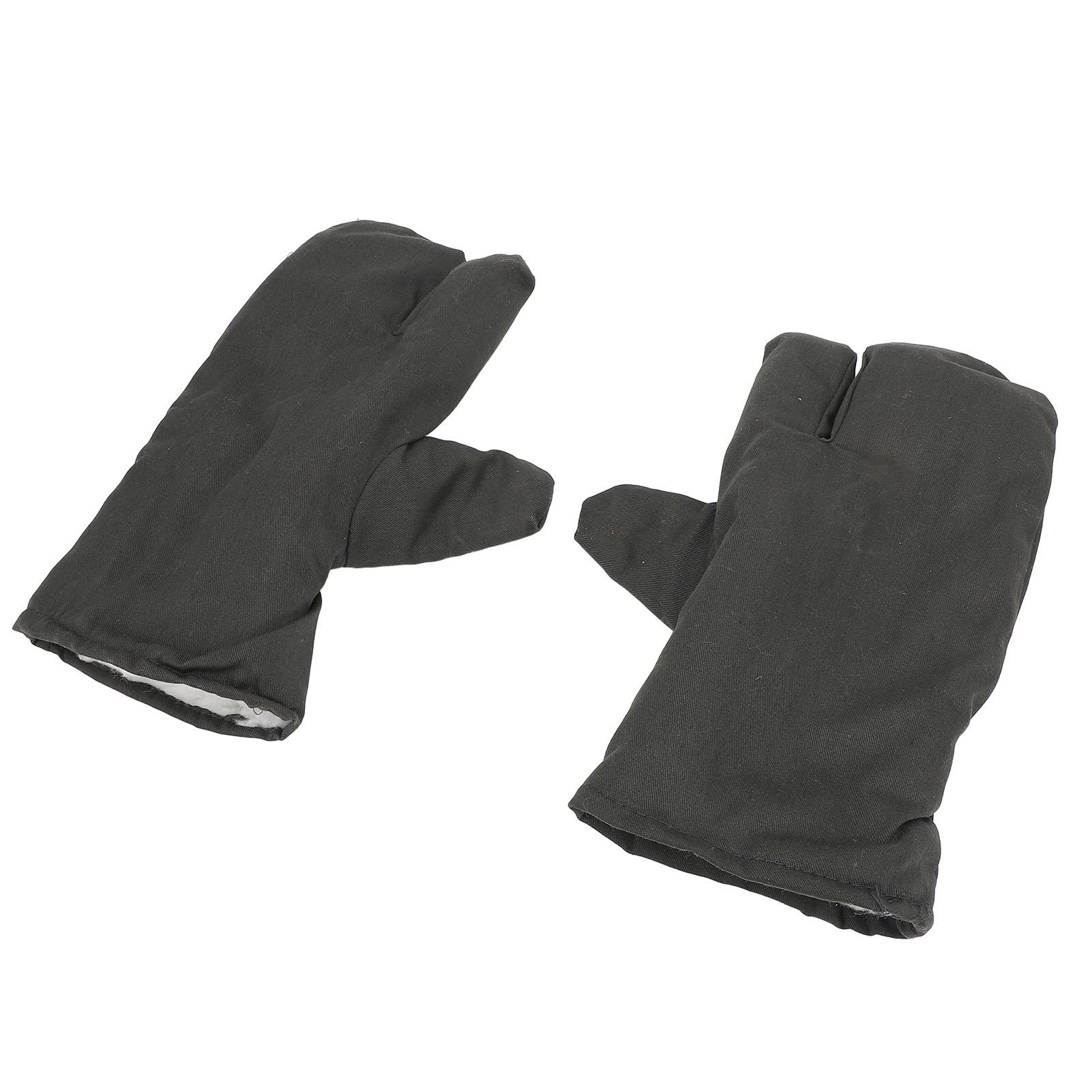 

1 пара теплых перчаток с тремя пальцами, зимние защитные перчатки старого образца для тренировок на открытом воздухе, хранения в холодильнике