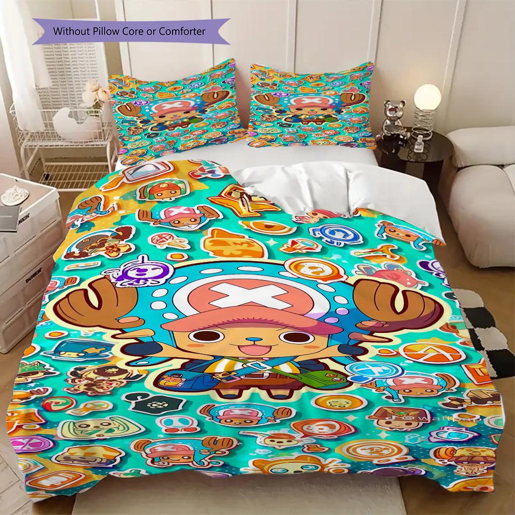 Housse de couette douce et confortable Tony Tony Chopper, Ensemble de literie pour enfants Cadeau, Différentes tailles disponibles LXR173