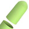 Noise Canceling Earplugs Soft Hearing Protection Earplugs for Sleeping Working with Capsule Storage Green