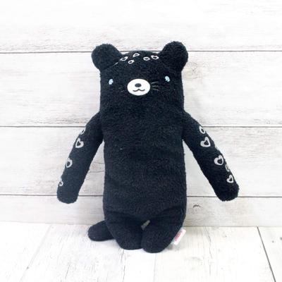 Shinada Fumofumo-san Hyomo Black (Medium) 10 X 5 X 20 Cm Plush Toy Animal Goods FMLO-0078B
