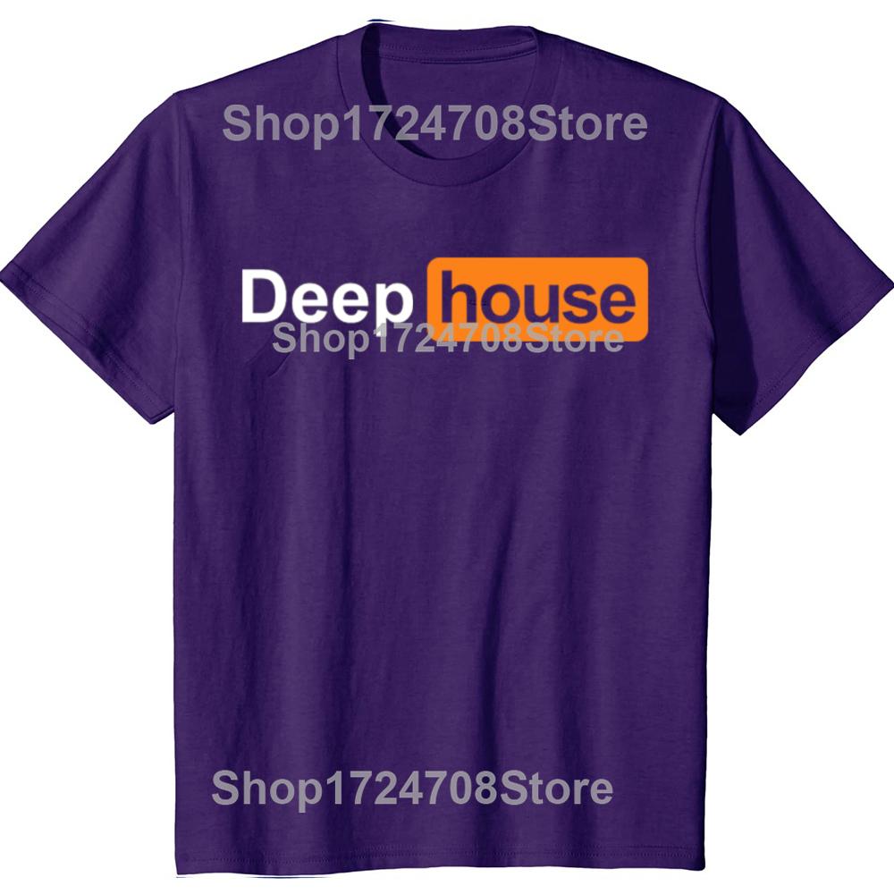 

Funny Deep House Music Dj Love Graphic T-shirts Men Women s Fashion Casual Tshirt 100% Cotton Loose Oversized T Shirt 4XL