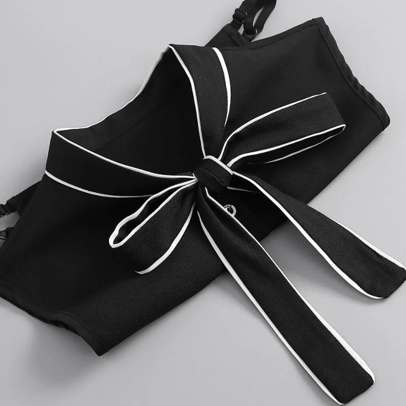 White Lapel Fake Collar for Womens Shiet Detachable Neck Collar Decorative Chiffon Chocker Female False Collar Accessories