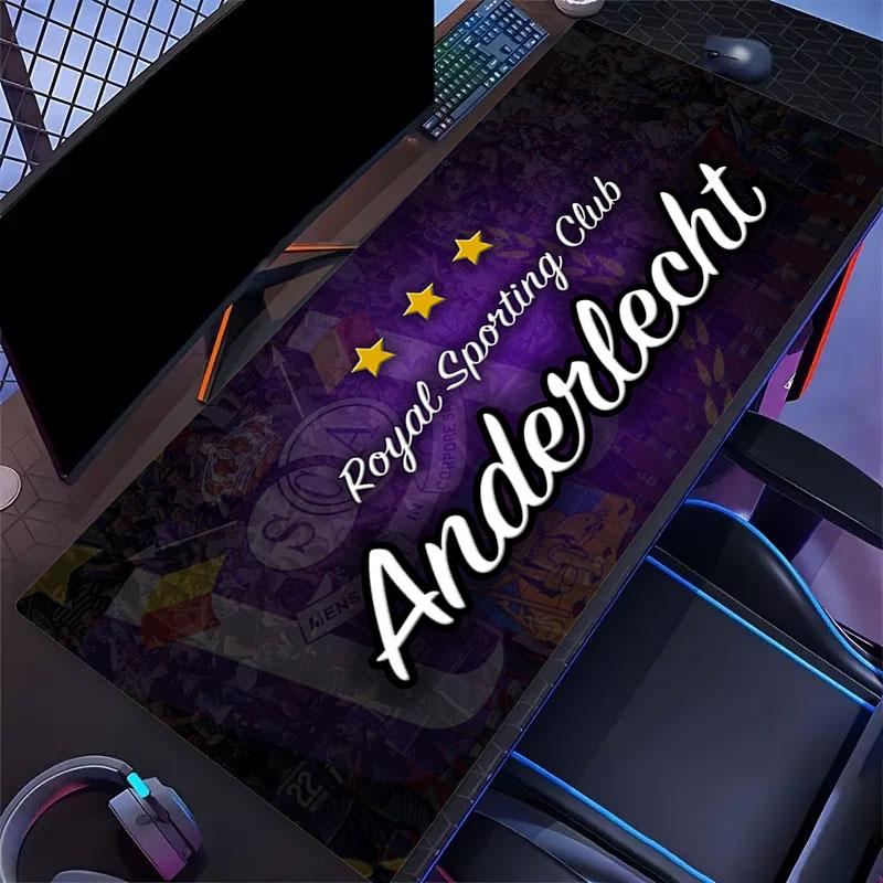 Royal Sporting Club Anderlecht Mouse Pad, Large Gaming Desk Mat, Non-slip XXL Mousepad for Laptop & Tablet, Mini PC Playmat with Stitched Edges