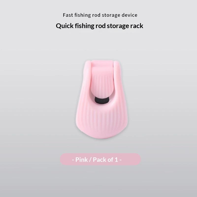  Fishing Rod Holder Fixer Clip Portable Lure Rod Bundling Clamp Beach Fishing Pole Holder Fishing Tools Compact Fixer Holder